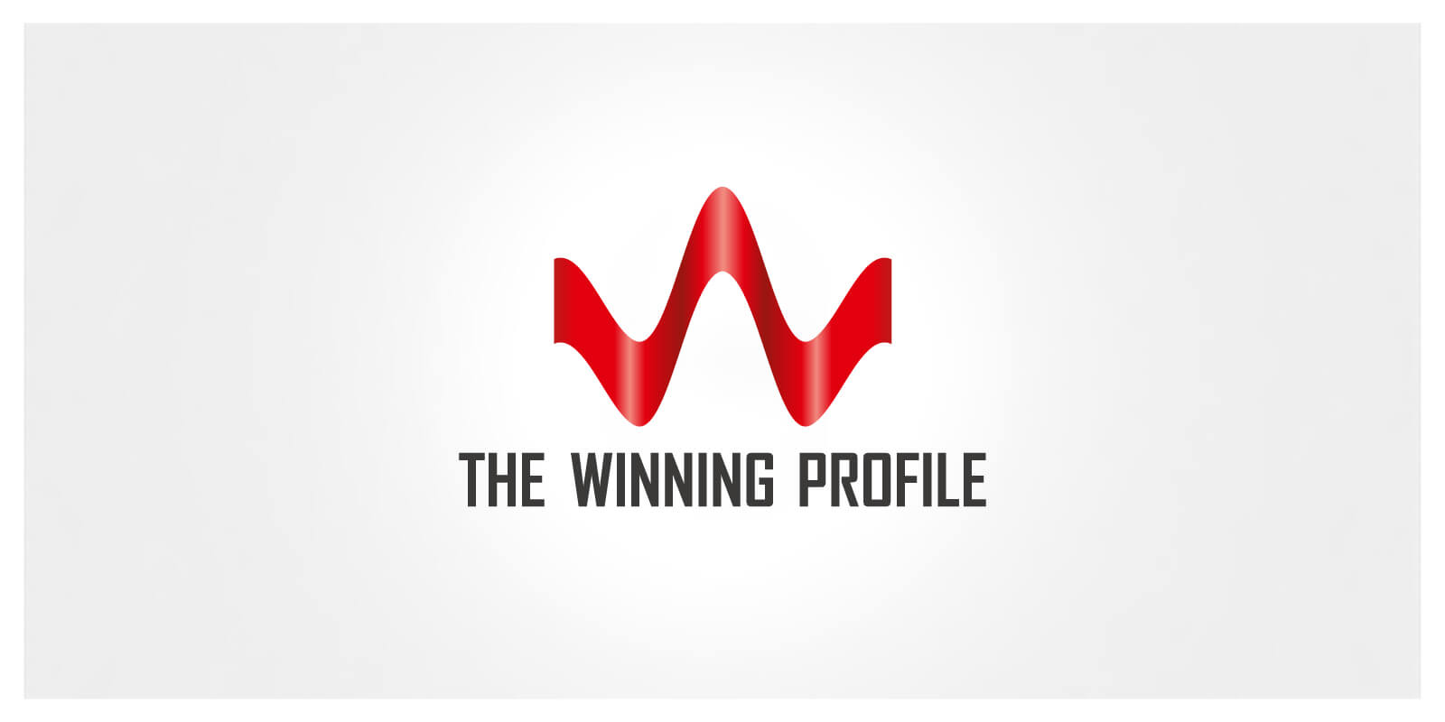 Logo for The Winning Profile, a company that identifies talent and helps individuals and businesses maximize performance and productivity by determining strengths and matching roles that allow those strengths to flourish, designed by Dean Roksandic. Logo za The Winning Profile, tvrtku koja identificira talente i pomaže pojedincima i tvrtkama da maksimiziraju performanse i produktivnost određujući snage i usklađujući uloge koje omogućuju da te snage procvjetaju, dizajnirao Dean Roksandić.