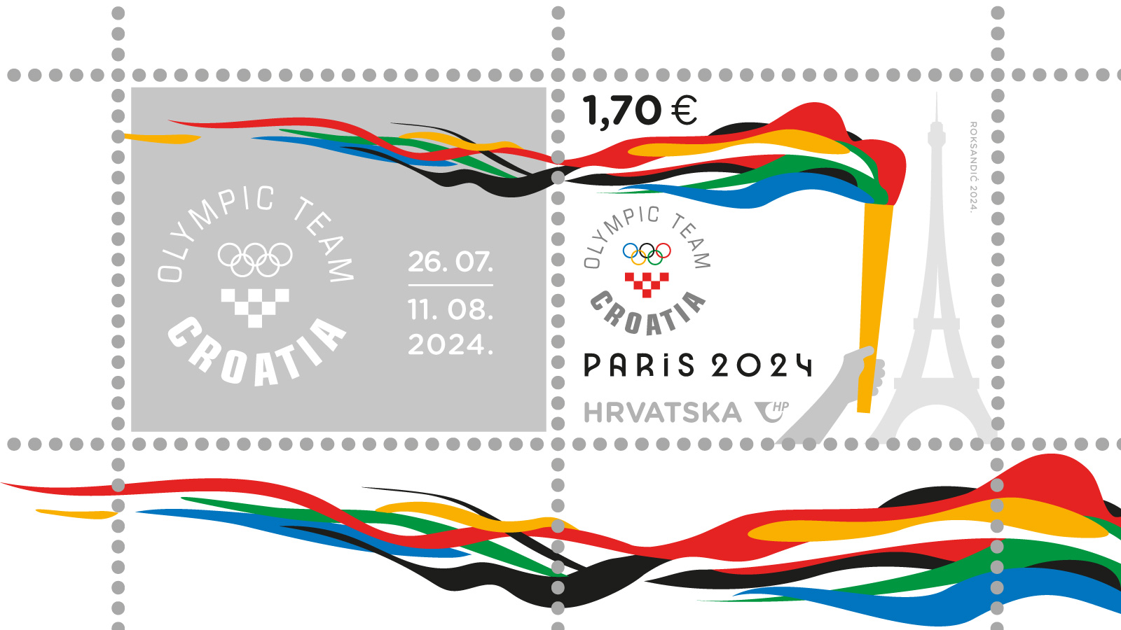 Olympic postage stamps